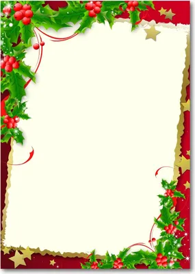 Produktbild von Motiv Briefpapier (Weihnachten-5002, A4, 25 Blatt). Einseitig bedrucktes Briefpapier,  beschreibbar, für alle Drucker/Kopierer geeignet