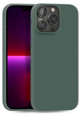 Produktbild von Hülle für Apple iPhone 13 Pro - Handyhülle Cover aus Silikon in Olivgrün
