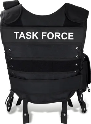 Produktbild von Black Snake® TASK FORCE Einsatzweste taktische Weste schwarz Paintball Softair Gotscha Brustschutz - M/L - TASK FORCE