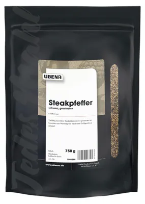 Zdjęcie produktu dla Ubena stek pieprz czarny mielony pikantny zip bag 750g