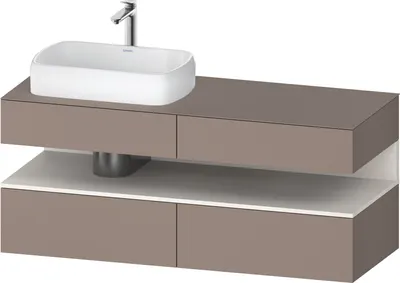 Produktbild von DURAVIT QA4765084430010 QTG KWTU WH Ek. 1400x550x600 bs. Mt.