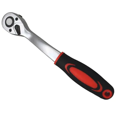 Produktbild von Ratsche 1/2'' feinverzahnt 72 Zähne Umschaltknarre gebogen Einhand Knarre CV