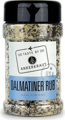 Produktbild von Dalmatiner Rub (USA), BBQ-Rub, 270g im Streuer