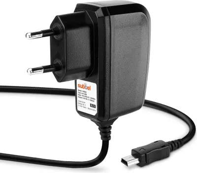 Produktbild von subtel, 5V Ladegerät kompatibel mit Nintendo Wii U Pro Controller Netzteil Mini USB Stecker 1A / 1000mA Stromkabel 1.1m Ladekabel AC Adapter