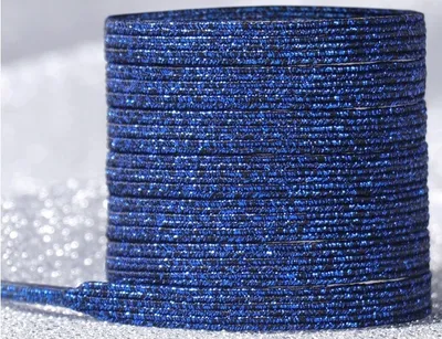 Immagine prodotto di Lacci magnetici per scarpe CO-18674 - Blu Glitterato KP18674