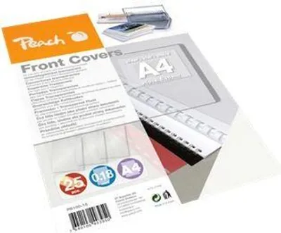 Produktbild von Peach PB100-15, A4, Transparent, 0,18 mm, 25 Stück(e)