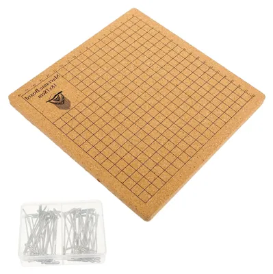 Produktbild von Kork-Makramee-Brett Mit T-Stiften Für Armband-Projekte Tragbar Und Geräumig Für Knoten Und Kordelarbeiten