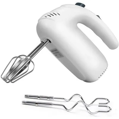 Produktbild von Handmixer 300W elektrisch, 5 Geschwindigkeiten, mit 4 Rührbesen, Schneebesen für Eier, Sahne & Teig