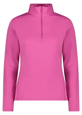 Immagine prodotto di CMP, maglia a maniche lunghe da donna, modello "Stretch Performance Midlayer", colore rosa, taglia 44