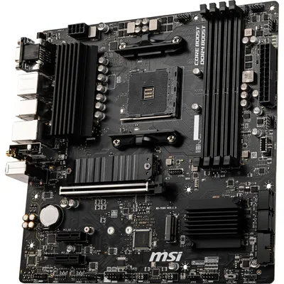 Obrázek produktu pro MSI B550M PRO-VDH WIFI, AMD, Socket AM4, AMD Ryzen 3000 Series, Socket AM4, DDR4-SDRAM, 128 GB