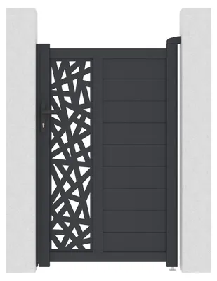Produktbild von 1 m langes RUIVO-Tor, H. 160 cm + Öffnungsumkehrsatz