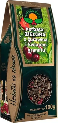 Produktbild von NATURA-WITA Grüner Tee mit Preiselbeeren und Granatapfelblüten 100g
