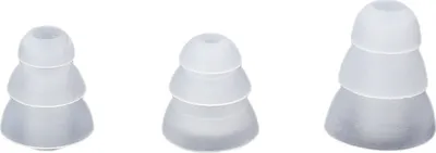 Produktbild von INF Silikon-Ohrstöpsel für 4–4,5 mm, 3 Größen Transparent