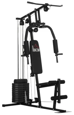 Immagine prodotto di Stazione Fitness Multifunzione 135x103x210 cm in Acciaio per Allenamento Corpo Nero