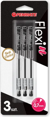 Obrázok produktu pre Flexi N pero čierne 3ks PENMATE