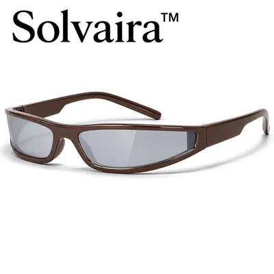 Produktbild von Solvaira™ Trendig Sonnenbrille Braun, UV400 Schutz, stylische Sommerbrille für Damen & Herren