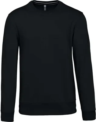 Produktbild von Kariban Herren Sweatshirt Pullover Sweat Pulli Langarmshirt Sweatjacke, Größe:XS, Farbe:Schwarz
