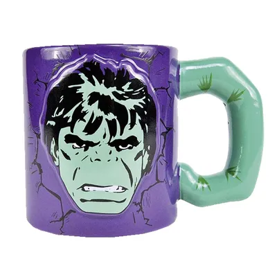 Zdjęcie produktu dla Kubek Marvel Hulk 3D z wytłoczeniami