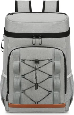 Produktbild von Kuehlrucksack, isoliert, auslaufsicher, mit Lunchfach, wasserabweisend, fuer Maenner/Frauen, Picknicks, Reisen, Sport, grosses Fassungsvermoegen, leichtes, wasserdichtes Futter