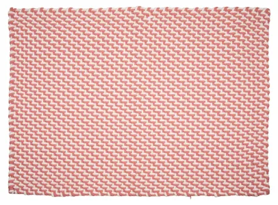 Image de Pad Paillasson POOL Rose / Blanc 72x92 cm Tapis de salle de bain extérieur
