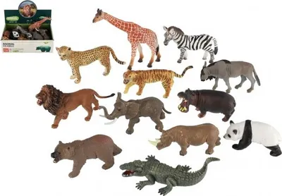 Obrázek produktu pro Zvířátka safari ZOO plast 13-18cm - mix variant či barev