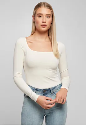 Zdjęcie produktu dla Urban Classics Ladies - Organic Longsleeve Body Sand - XXL
