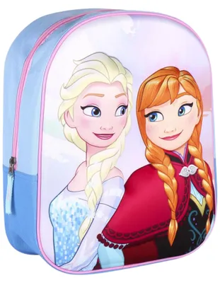 Produktbild von Rucksack Disney Frozen 3D - Elsa & Anna Kindergartenrucksack 31x25x10 cm