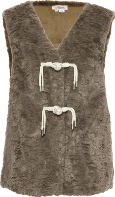 Zdjęcie produktu dla Kamizelka damska aleva – taupe, rozmiar M
