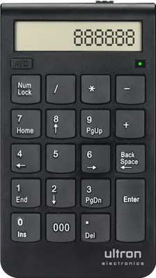 Produktbild von Ultron UN2, RF Wireless, 12, Laptop, Schwarz