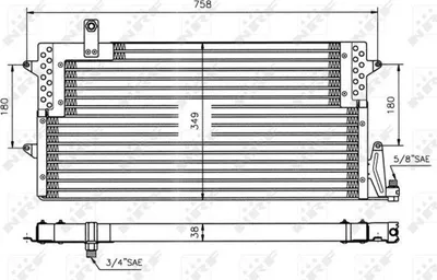 Immagine prodotto di NRF Condensatore, aria condizionata 35534