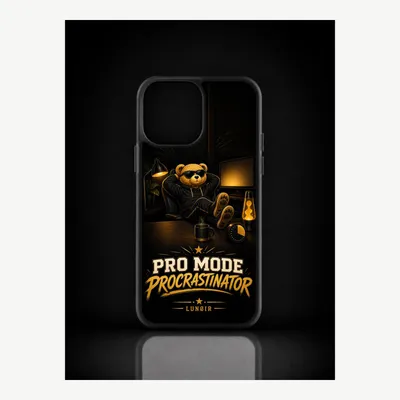 Produktbild von iPhone 13 Pro Hülle Handyhülle Schutzhülle Case mit Prokrastination Motiv – LUNØIR ©