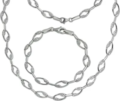 Produktbild von SilberDream Schmuck-Sets Schmucksets SilberDream Silberschmuck Damen SDS4805W