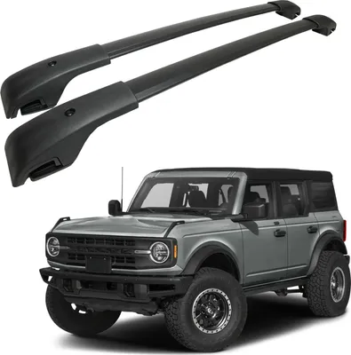 Obrázek produktu pro Střešní nosiče příčníky pro Ford Bronco 2021- 4-Dvere OEM styl hliník černý 2 ks