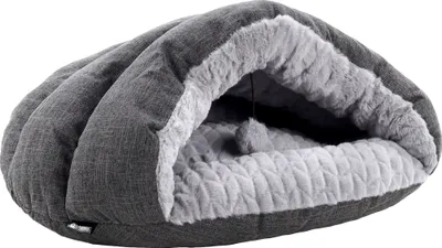 Image de Flamingo Zupo Panier pour chat gris foncé 49x40x22cm