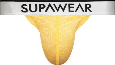 Image de SUPAWEAR - Sous-vêtement String Hommes - HERO Thong Yellow - 1x Taille M