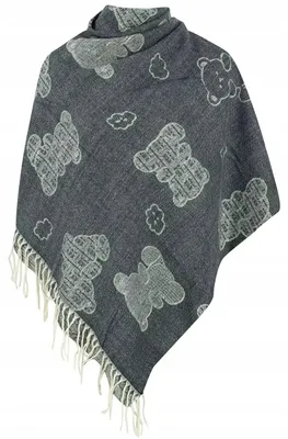 Image de Écharpe Agrafka 16374-0 Motif Ours Chaud Carré
