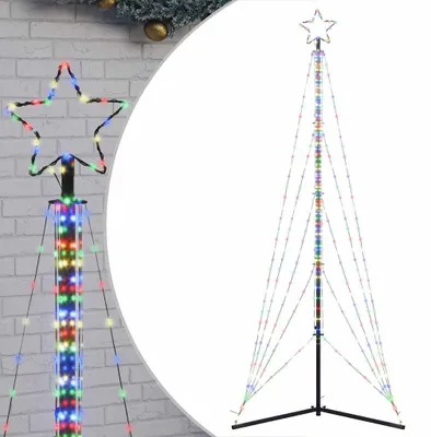 Produktbild von vidaXL LED Weihnachtsbaum 525 LEDs Mehrfarbig 302 cm