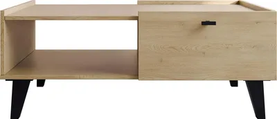 Produktbild von MIRJAN24 Couchtisch Vurkizo 1SZ, Kaffeetisch, Stilvoll Wohnzimmer Kollektion (Farbe: Eiche Cremona)