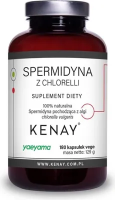 Obrázek produktu pro Kenay Spermidyna Z Chlorelli (180 kapslí) 5900672155587
