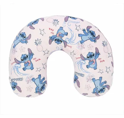 Produktbild von Reisekissen Disney hellrosa – Lilo und Stitch/Meer