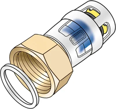 Obrázek produktu pro KE Kelit KMP455X, šroubení KELOX-PROTEC CLIX, s IG 25x3/4", 1 ks.