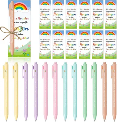 Produktbild von Abschiedsgeschenk für Lehrer – Set mit 12 Kugelschreibern mit Gravur