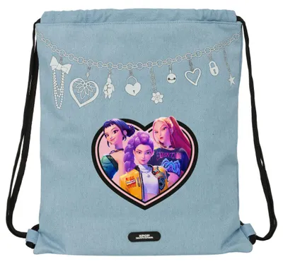 Obrázok produktu pre Safta K-pop Demon Hunters taška cez rameno modrá  detská modrá univerzálna veľkosť