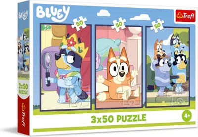 Obrázek produktu pro Trefl TREFL BLUEY puzzle set The Bluey family, 3x50 pcs