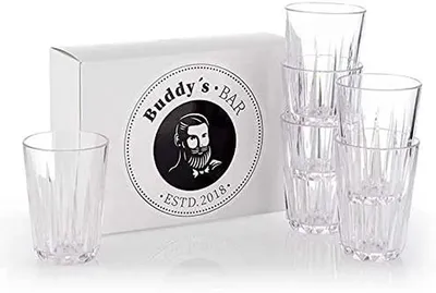 Productafbeelding van Set van 6 BPA-vrije Drinkglazen van 200 ml