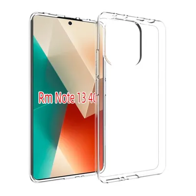 Immagine prodotto di Per Xiaomi Redmi 13 4G / Poco M6 4G Custodia protettiva in silicone trasparente Custodia per cellulare Custodia TPU sottile
