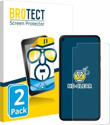 Produktbild von 2x Für Google Pixel 5 Schutzfolie BROTECT Displayschutz Display Schutz Folie Klar Transparent