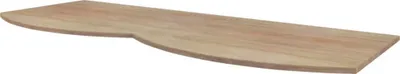 Produktbild von Waschtischplatte Baden Haus 138 x 51 cm Holz Ohne Ausschnitt