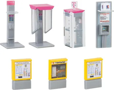 Produktbild von Faller 180347 Stadtausgestaltungs-Set Epoche V