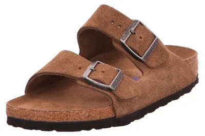 Produktbild von Birkenstock Damen Pantoletten Arizona BS 42061-37, 42061-38, 42061-39, 42061-40, 42061-41, 42061-42, 42061-43, 42061-44, 42061-45 BIR-1030865 Dark Tea Tonal FB 40